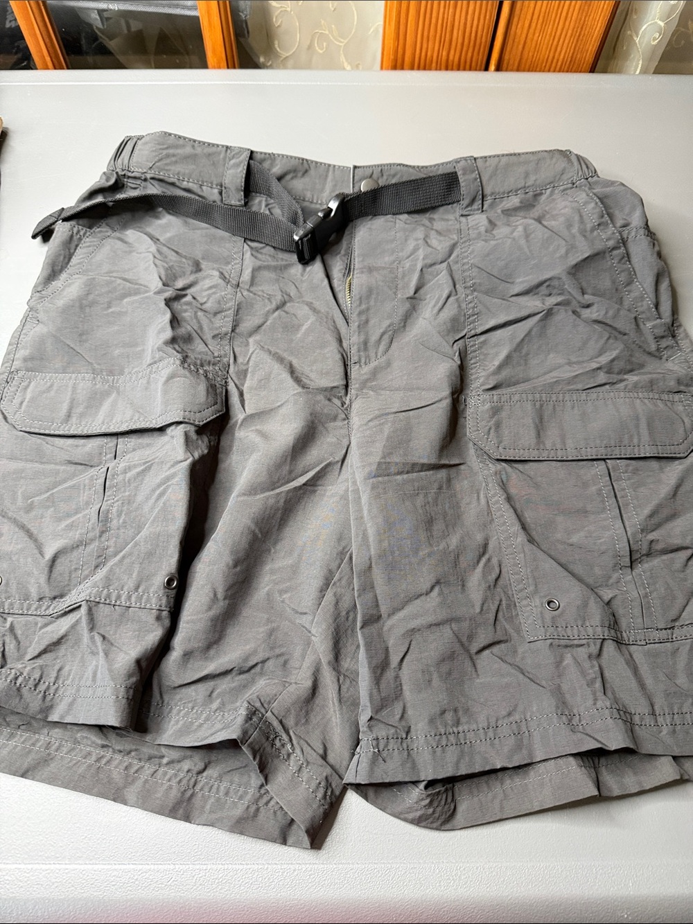Men’s Croft & Barrow Black Cargo Shorts. Size: 36. NWT quick dry performance.